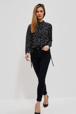 Jeansy Push Up|Jeansy Z Wysokim Stanem>Moodo Bawełniane jeansy push up
