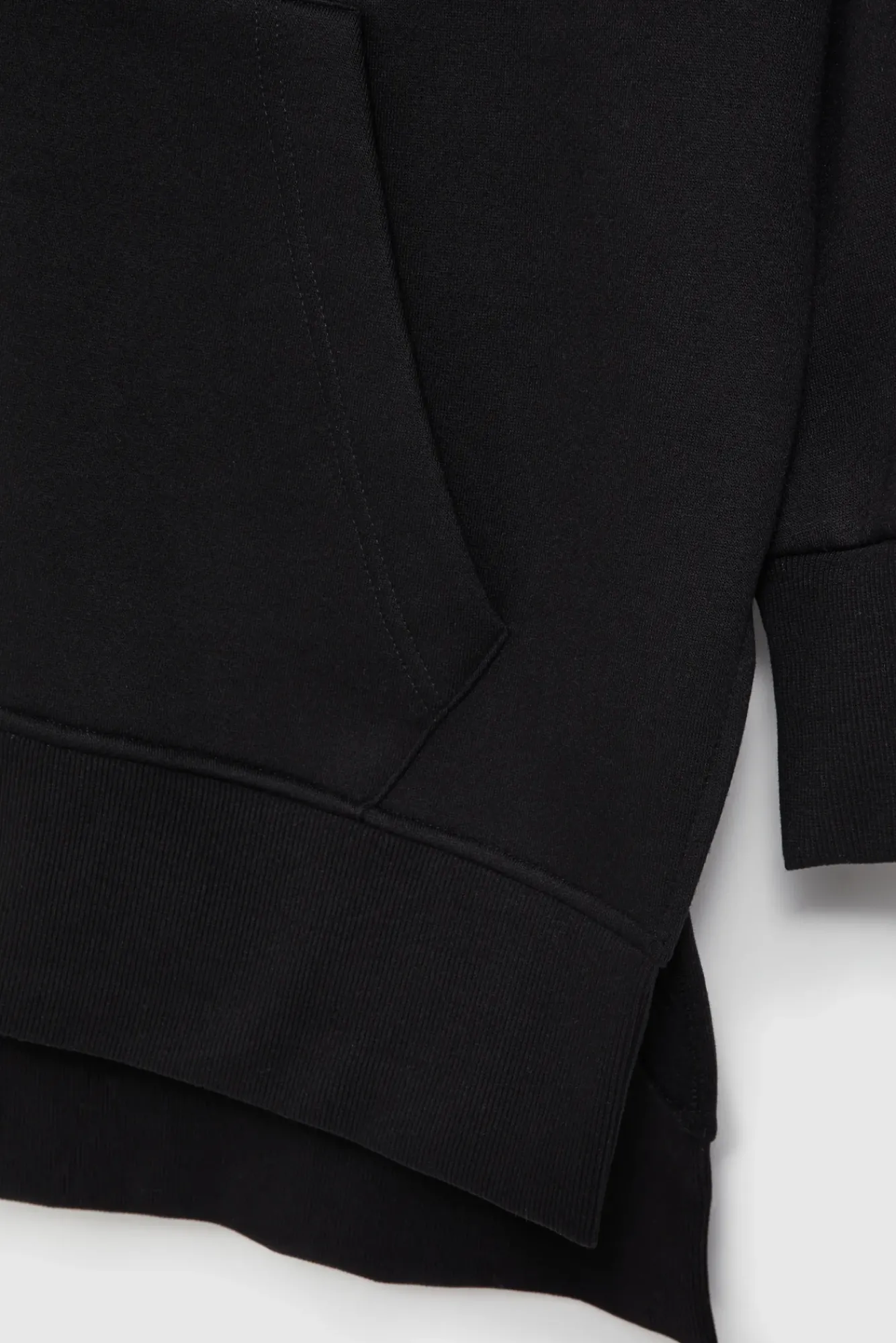 Bluzy Zimowe|Bluzy Damskie Sportowe>Moodo Bluza oversize z kapturem czarna
