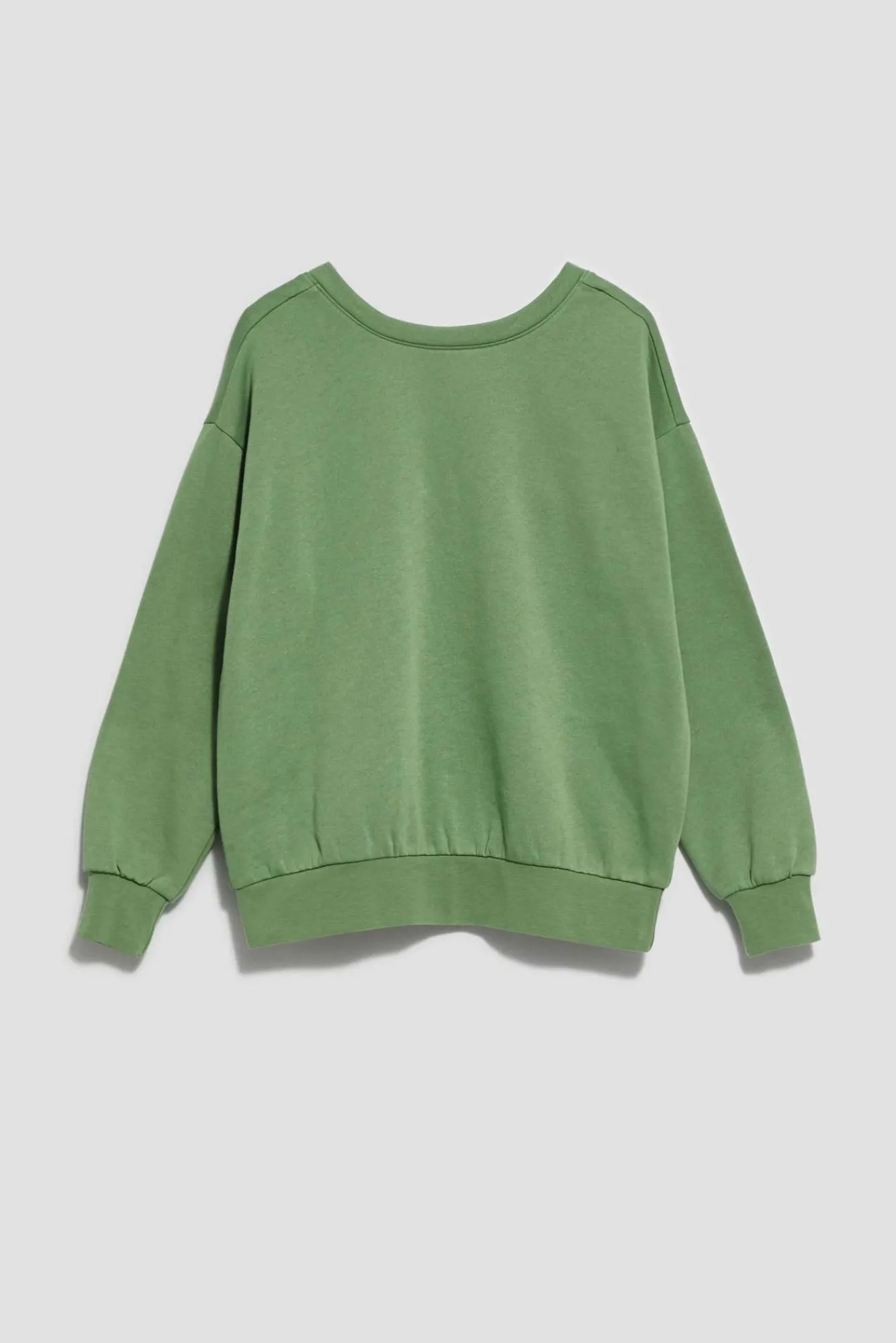 Bluzy Wiosenne|Bluzy Damskie Bez Kaptura>Moodo Bluza z dekoltem na plecach oliwkowa