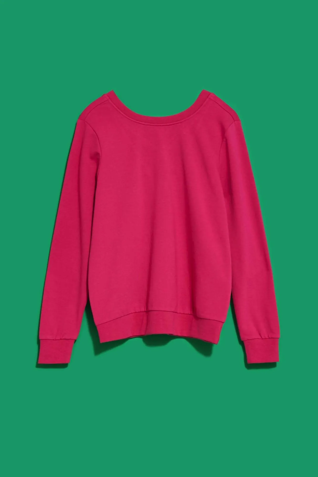 Bluzy Wiosenne|Bluzy Damskie Krótkie>Moodo Bluza z dekoltem na plecach różowa
