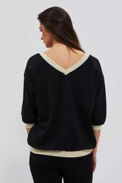 Bluzy Damskie Czarne|Bluzy Wiosenne><noscript><img data-lazyloaded=