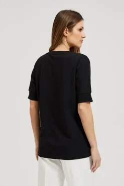 Bluzy Damskie Czarne|Bluzy Wiosenne><noscript><img width=