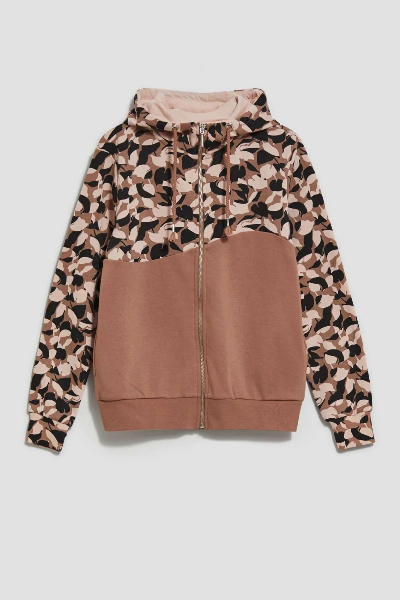 Bluzy Zimowe|Bluzy Damskie Sportowe>Moodo Bluza z jesiennym printem