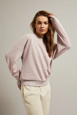 Bluzy Damskie Sportowe|Bluzy Damskie Krótkie>Moodo Bluza z odkrytymi plecami różowa