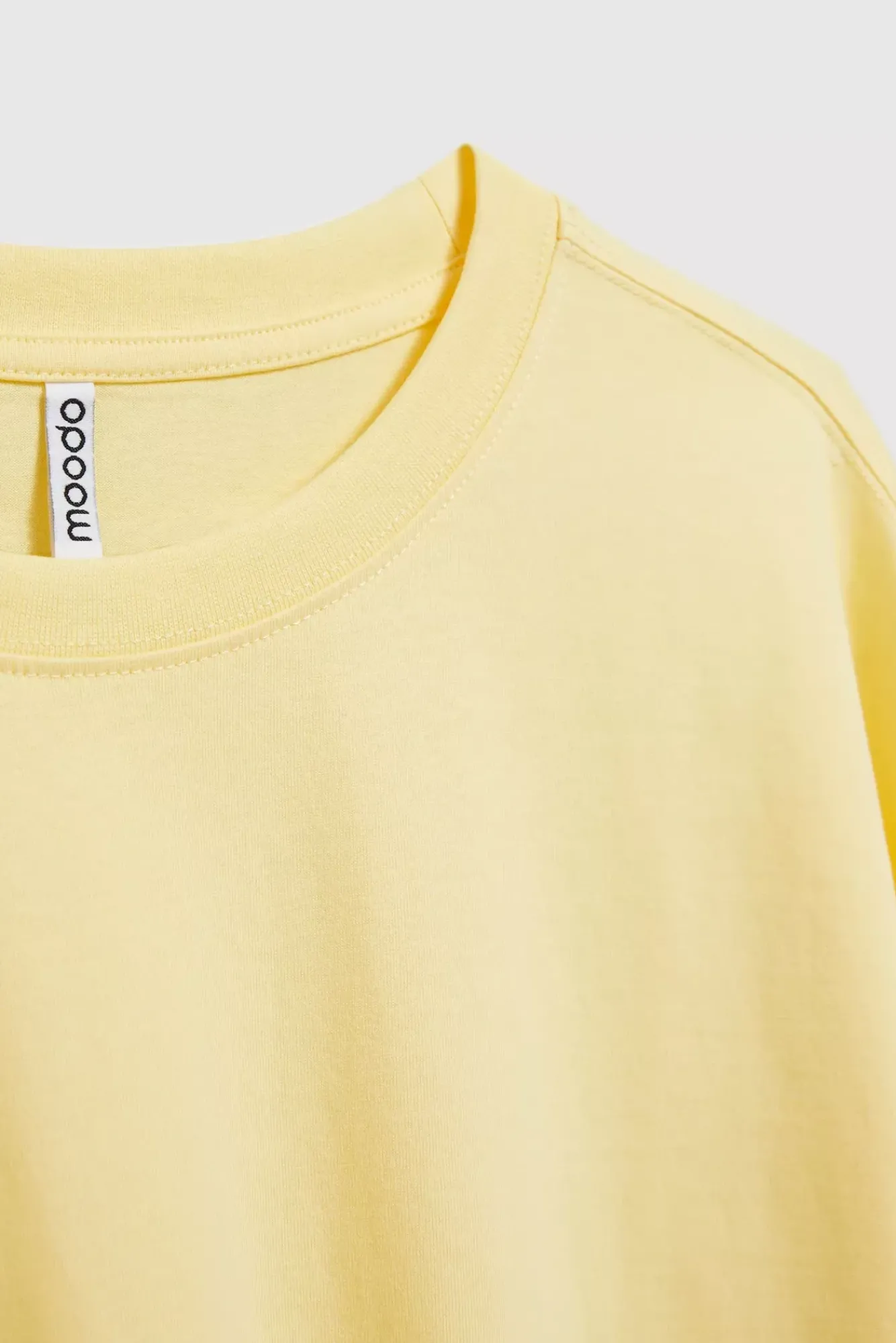 Bluzki Bawełniane|Bluzki Na Lato>Moodo Bluzka oversize żółta