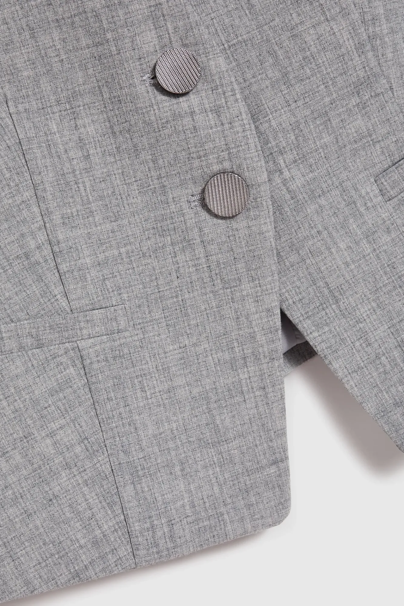 Kamizelki Damskie Garniturowe|Kamizelki Damskie Eleganckie>Moodo Elegancka kamizelka szara