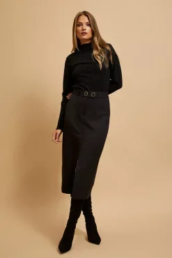 Spódnice Jesienne|Spódnice Eleganckie>Moodo Elegancka spódnica midi