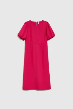 Sukienki Różowe|Sukienki Gładkie>Moodo Elegancka sukienka fuksjowa