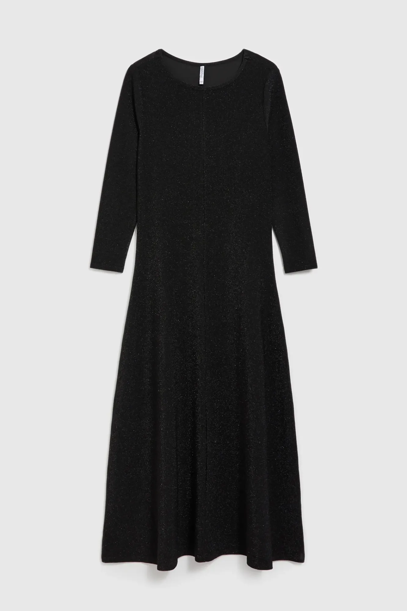 Sukienki Czarne|Sukienki Z Długim Rękawem>Moodo Elegancka sukienka maxi czarna