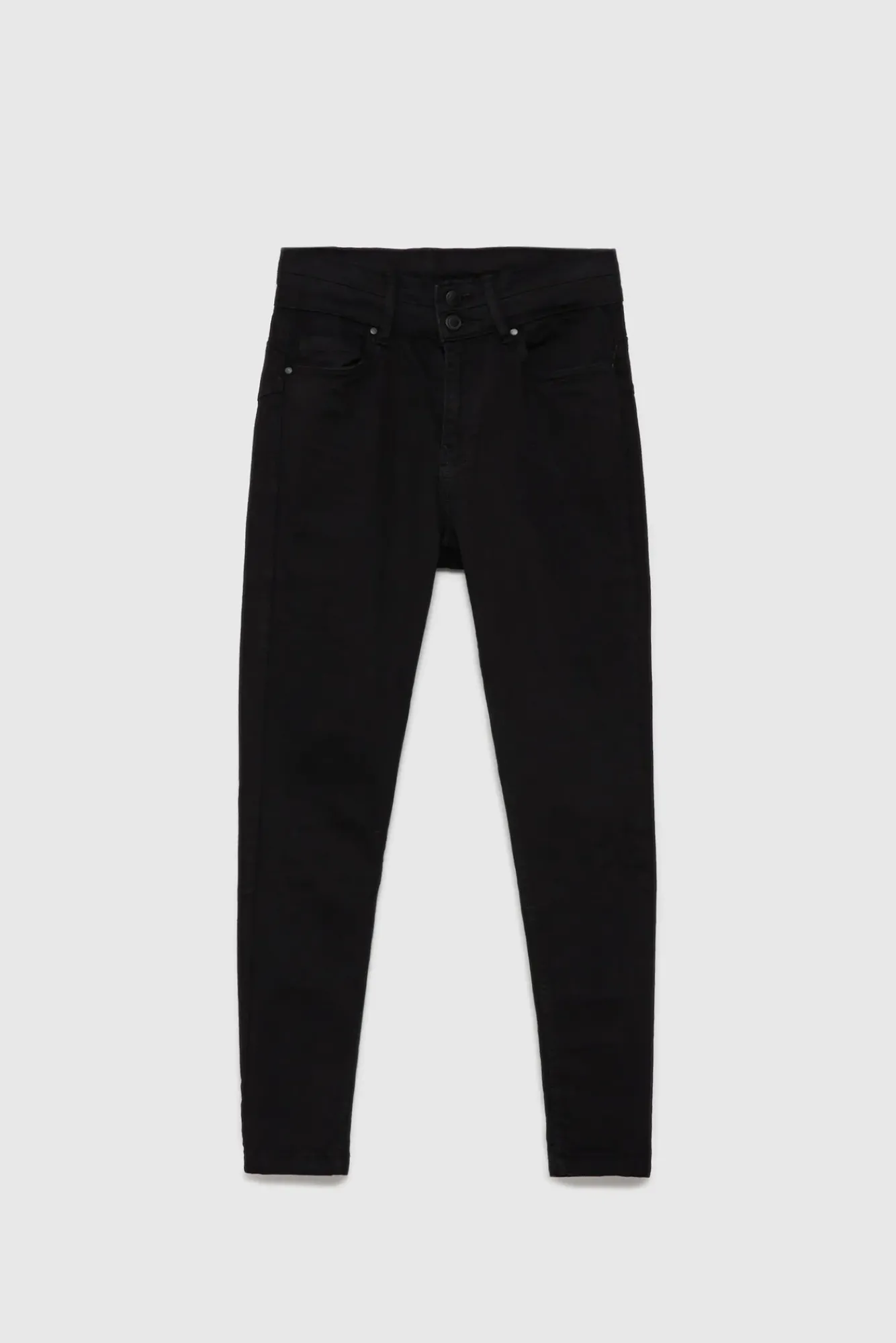 Jeansy Rurki|Jeansy Skinny>Moodo Gładkie jeansy rurki czarne