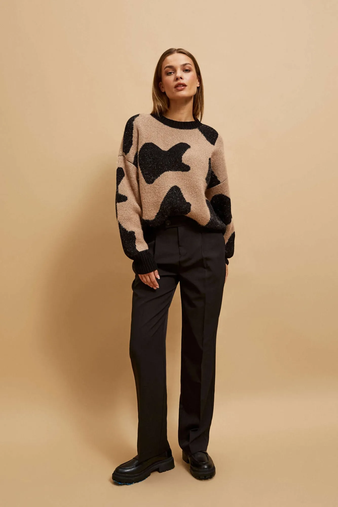 Spodnie Czarne|Spodnie Eleganckie>Moodo Garniturowe spodnie