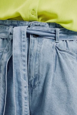 Szorty Damskie Bawełniane|Szorty Damskie Letnie>Moodo Jeansowe szorty błękitne