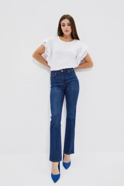 Jeansy Dzwony|Jeansy Z Wysokim Stanem>Moodo Jeansy bootcut