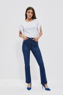 Jeansy Dzwony|Jeansy Z Wysokim Stanem>Moodo Jeansy bootcut