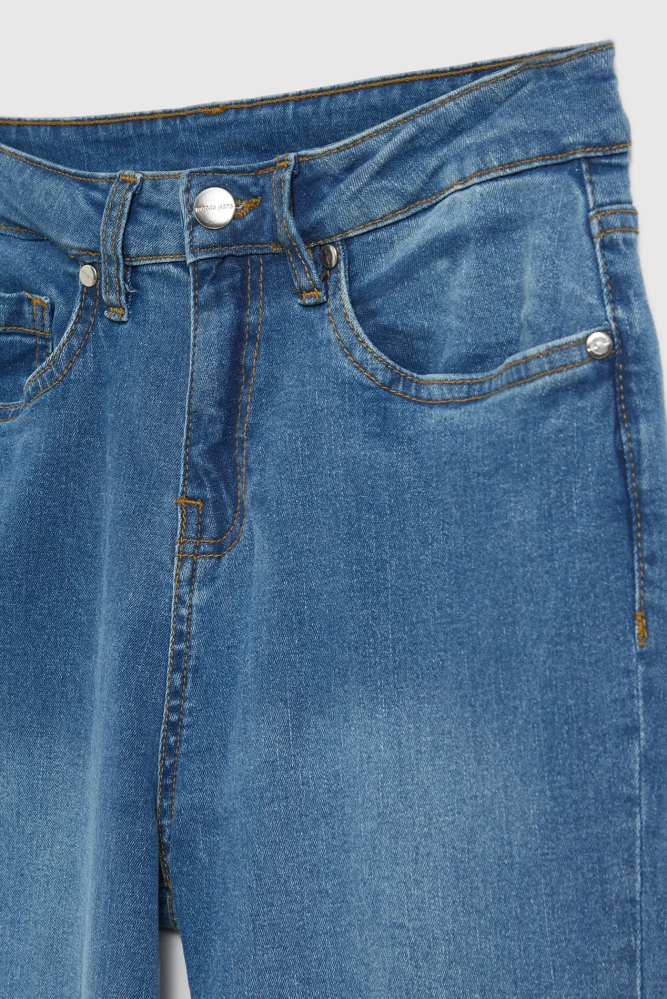 Jeansy Dzwony|Jeansy Z Wysokim Stanem>Moodo Jeansy bootcut niebieskie