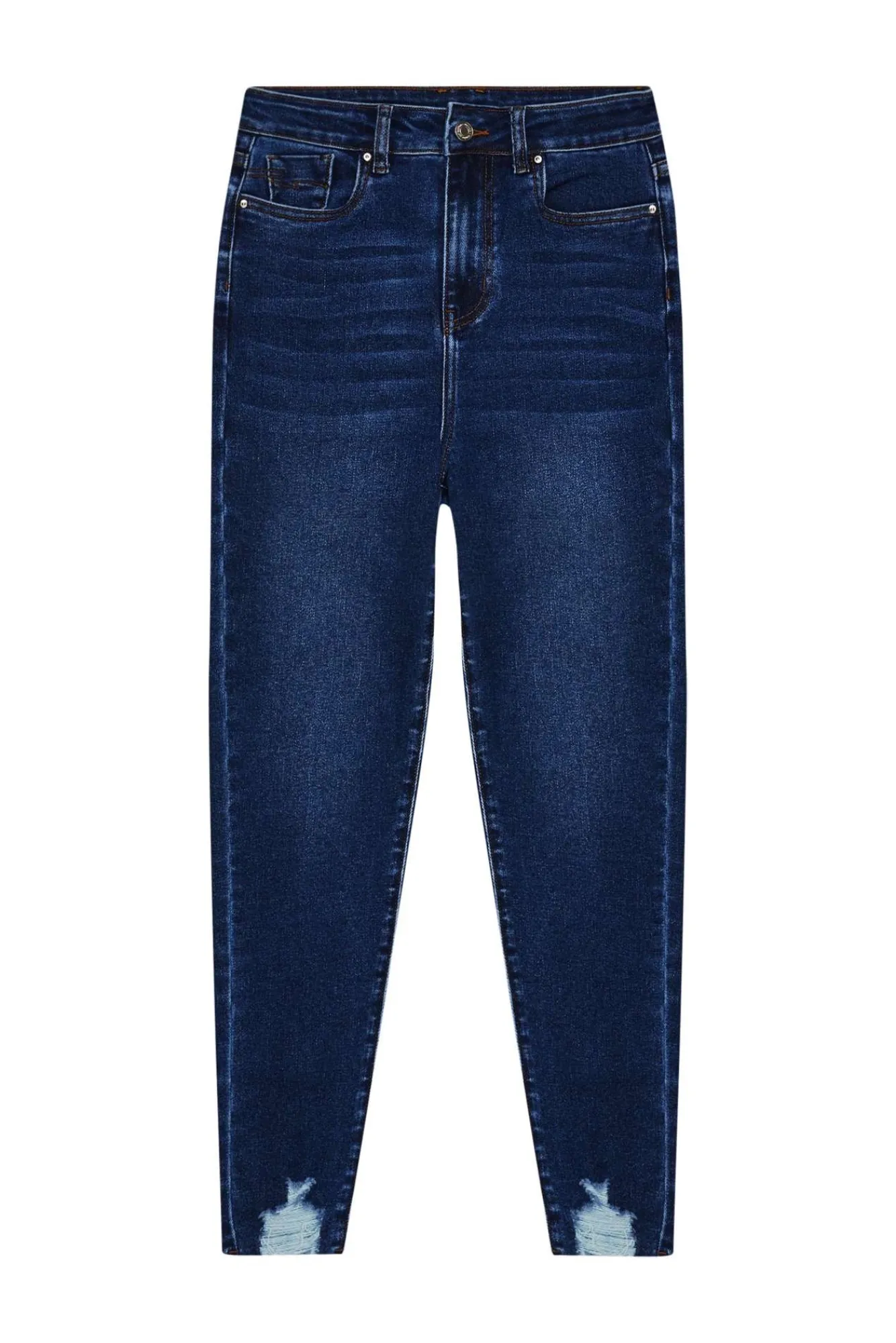 Jeansy Rurki|Jeansy Skinny>Moodo Jeansy extra high waist