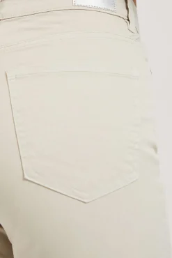 Jeansy Mom Fit|Jeansy Z Wysokim Stanem>Moodo Jeansy mom fit bężowe