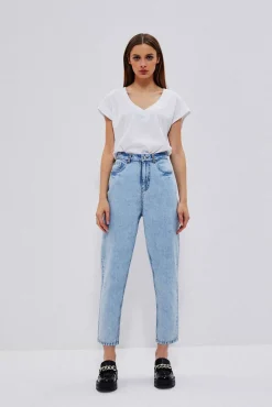 Jeansy Mom Fit|Jeansy Z Wysokim Stanem><noscript><img data-lazyloaded=