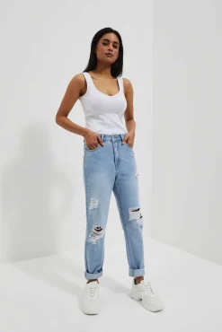 Jeansy Mom Fit|Jeansy Z Wysokim Stanem><noscript><img data-lazyloaded=