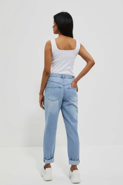 Jeansy Mom Fit|Jeansy Z Wysokim Stanem><noscript><img data-lazyloaded=