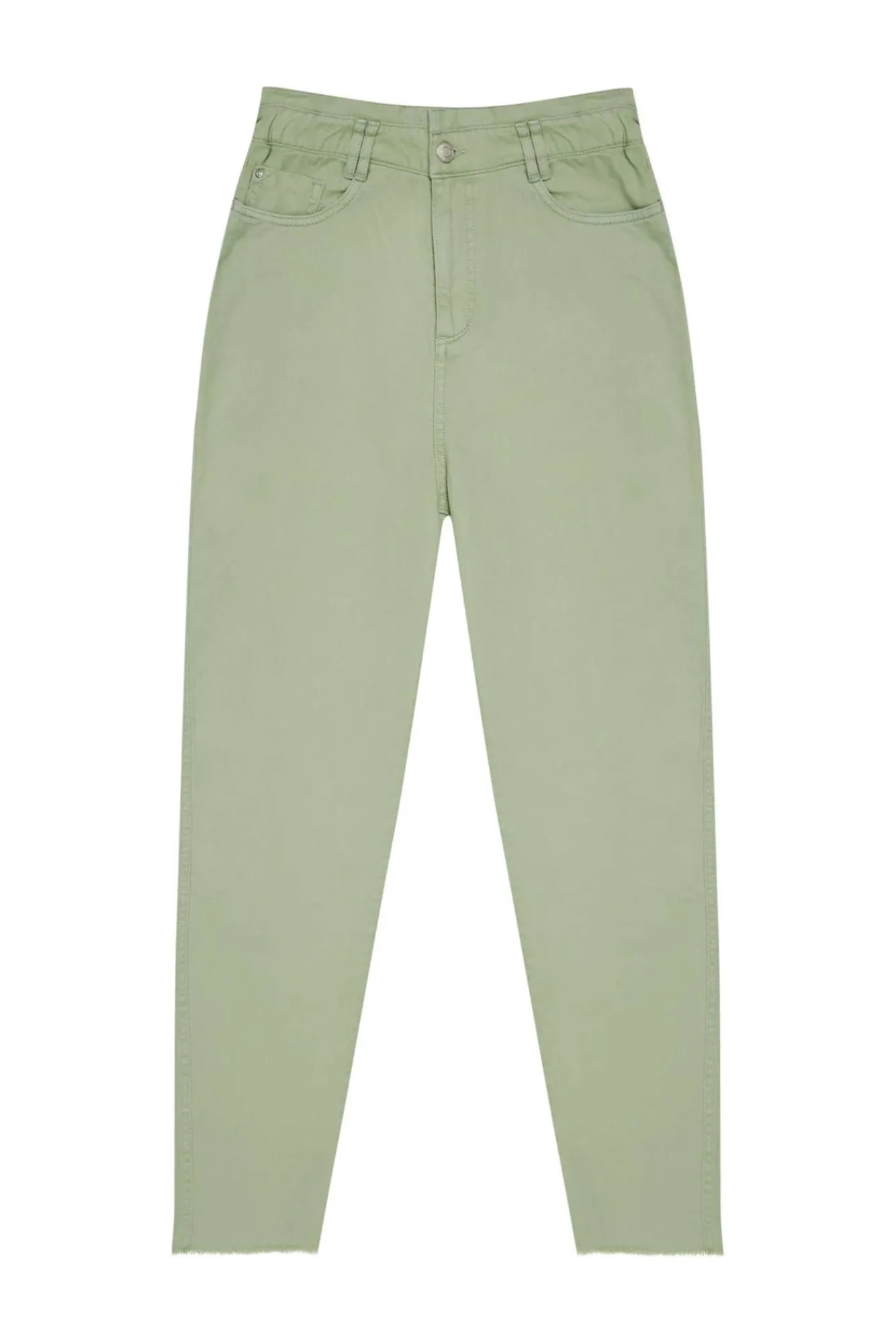 Jeansy Mom Fit|Jeansy Z Wysokim Stanem>Moodo Jeansy paperbag patynowe