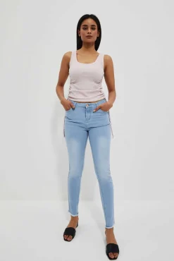 Jeansy Proste|Jeansy Push Up>Moodo Jeansy push up błękitne
