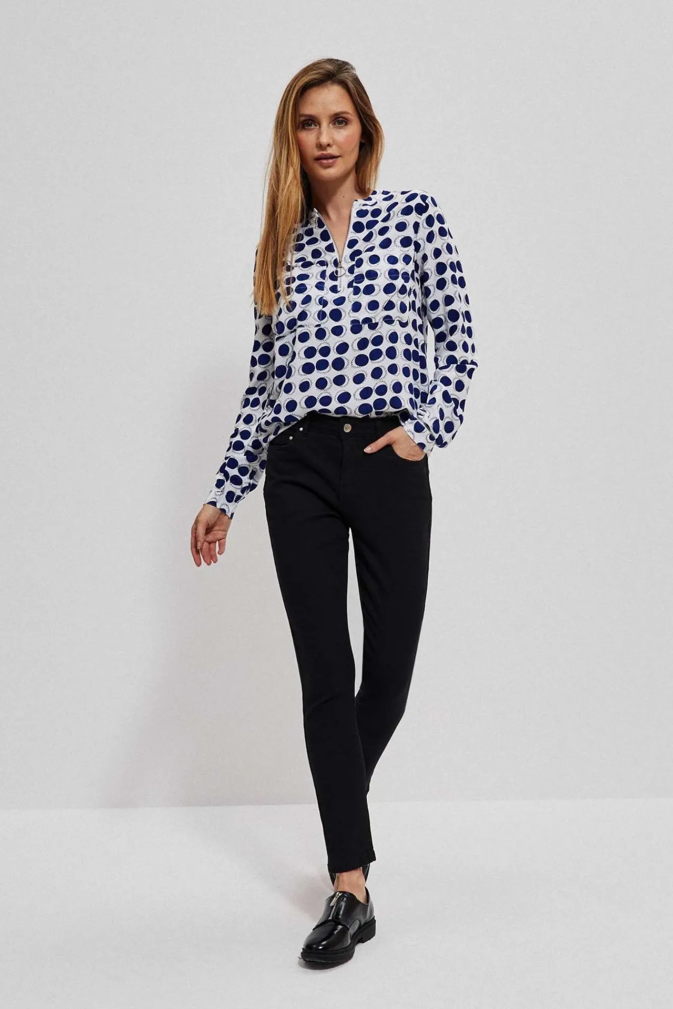 Jeansy Rurki|Jeansy Push Up>Moodo Jeansy push up grafitowe