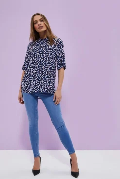 Jeansy Rurki|Jeansy Skinny>Moodo Jeansy push up niebieskie