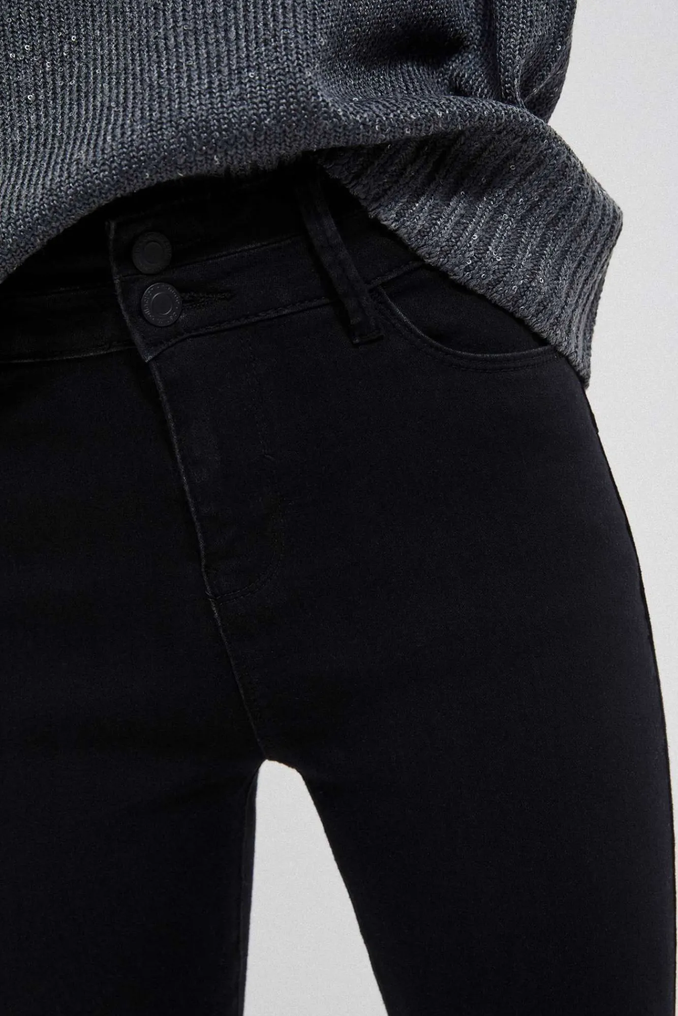 Jeansy Rurki|Jeansy Push Up>Moodo Jeansy push up z wysokim stanem czarne