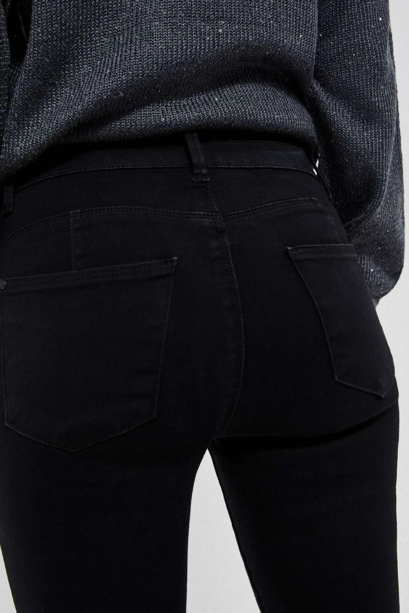 Jeansy Rurki|Jeansy Push Up>Moodo Jeansy push up z wysokim stanem czarne