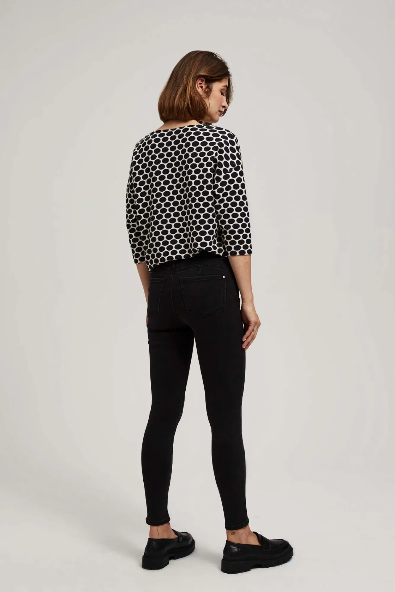 Jeansy Rurki|Jeansy Push Up>Moodo Jeansy rurki z efektem push up czarne