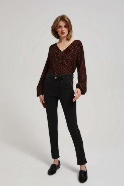 Jeansy Skinny>Moodo Jeansy skinny czarne