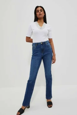 Jeansy Z Wysokim Stanem|Jeansy Dzwony>Moodo Jeansy typu flare