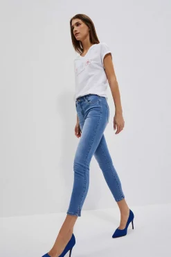 Jeansy Rurki|Jeansy Push Up>Moodo Jeansy typu rurki