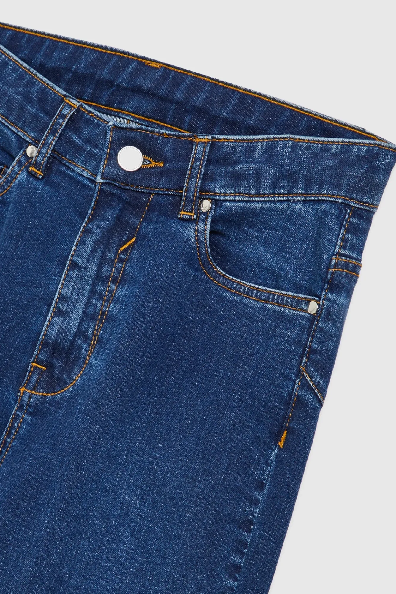 Jeansy Proste|Jeansy Regular Fit>Moodo Jeansy z prostą nogawką niebieskie