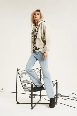 Jeansy Proste|Jeansy Regular Fit>Moodo Jeansy z prostymi nogawkami jasnoniebieskie