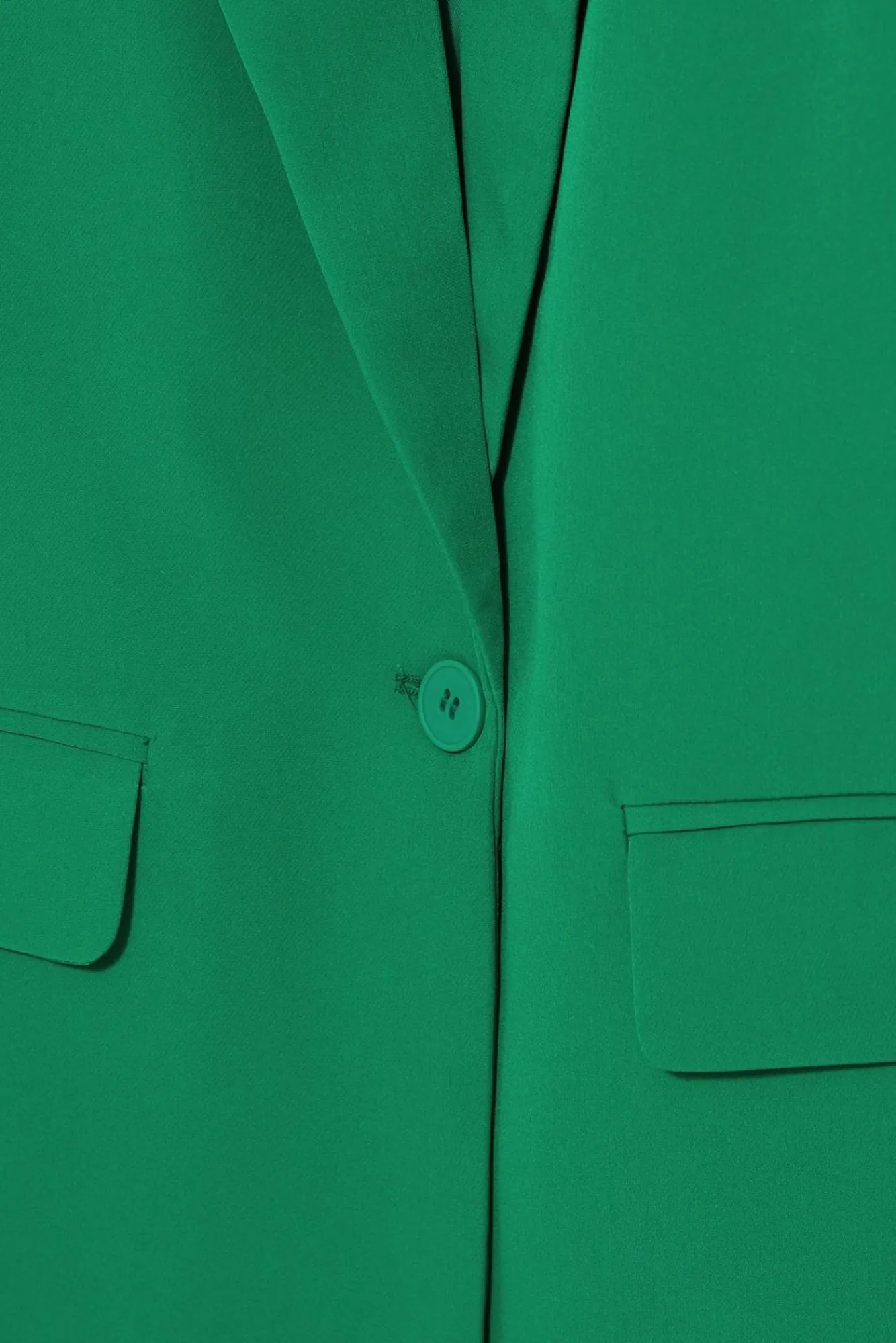 Eleganckie Marynarki Damskie|Modne Marynarki Damskie>Moodo Jednorzędowa gładka marynarka zielona