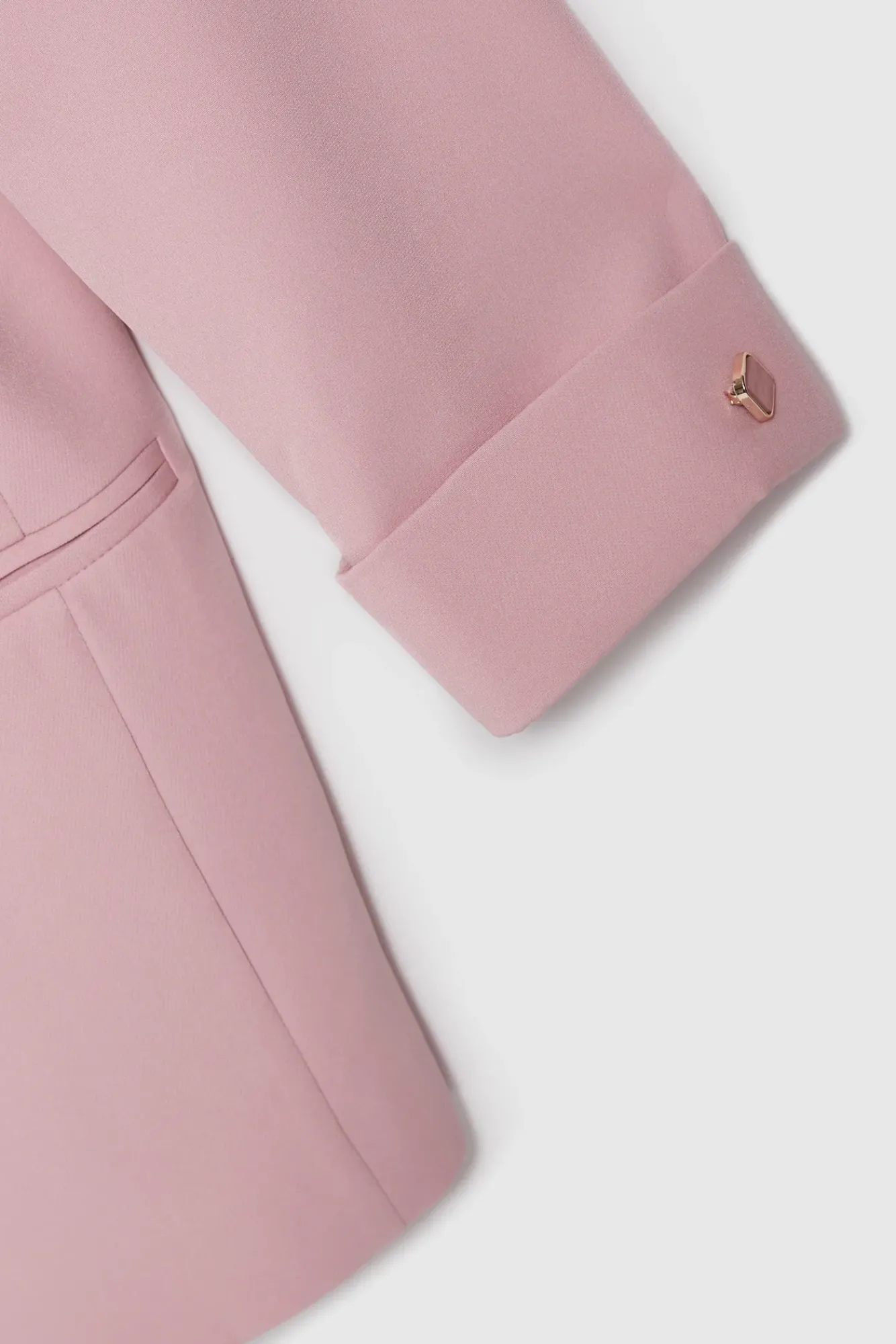 Eleganckie Marynarki Damskie|Modne Marynarki Damskie>Moodo Marynarka z rękawami 3/4 różowa
