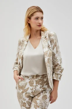 Beżowe Marynarki Damskie|Eleganckie Marynarki Damskie><noscript><img data-lazyloaded=