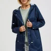 Kurtki Z Kapturem|Kurtki Oversize>Moodo Parka z kapturem zapinana na zamek granatowa