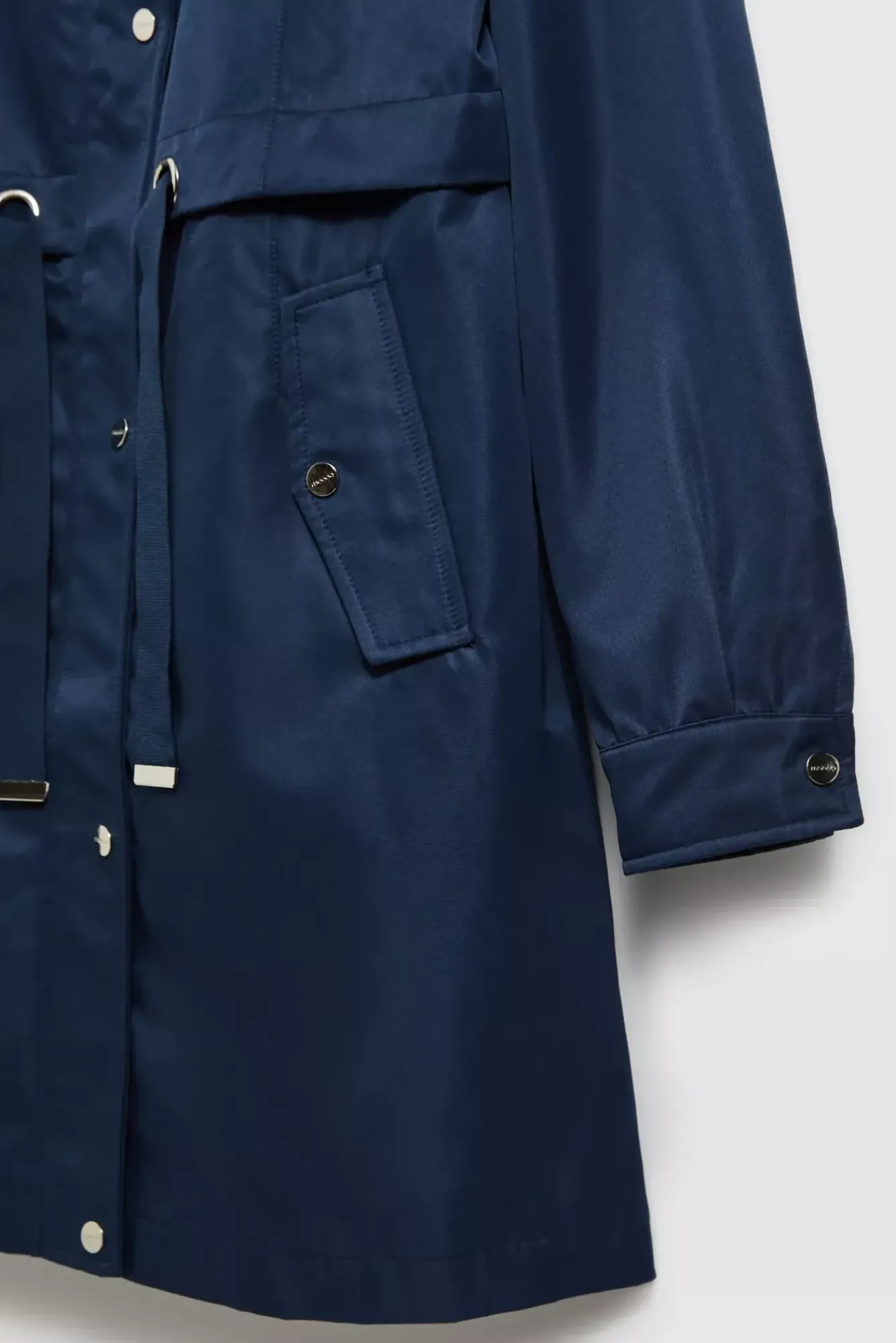Kurtki Z Kapturem|Kurtki Oversize>Moodo Parka z kapturem zapinana na zamek granatowa