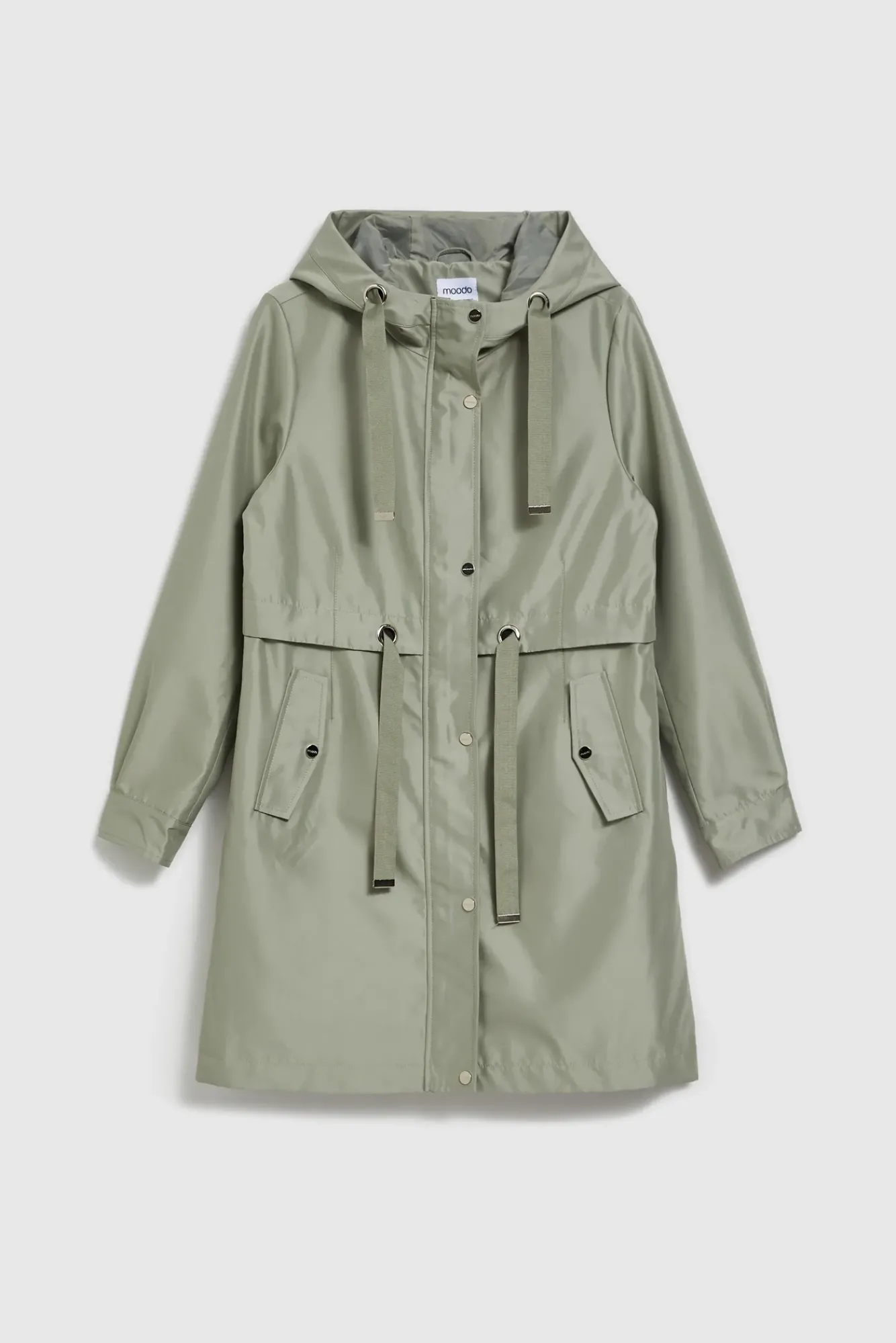 Kurtki Z Kapturem|Kurtki Oversize>Moodo Parka z katurem oliwkowa