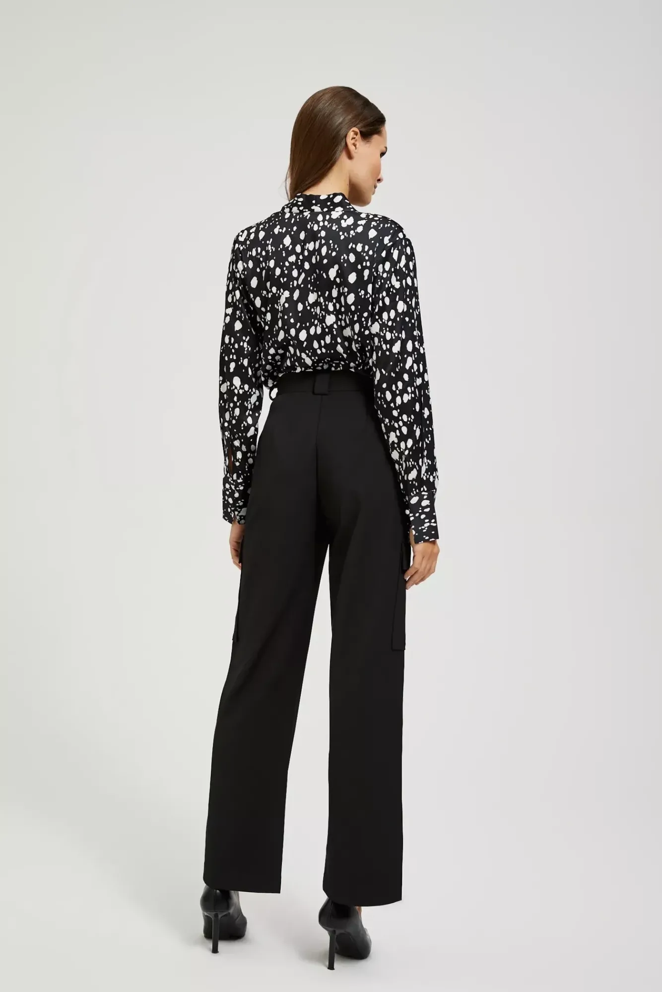 Spodnie Czarne|Spodnie Eleganckie>Moodo Spodnie cargo