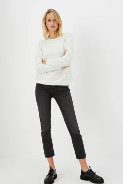 Jeansy Proste|Jeansy Regular Fit>Moodo Spodnie jeansowe 7/8