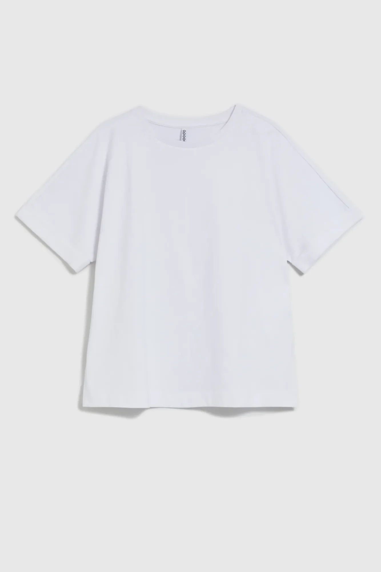 Bluzki Bawełniane|Bluzki Z Krótkim Rękawem>Moodo T-shirt oversize biały