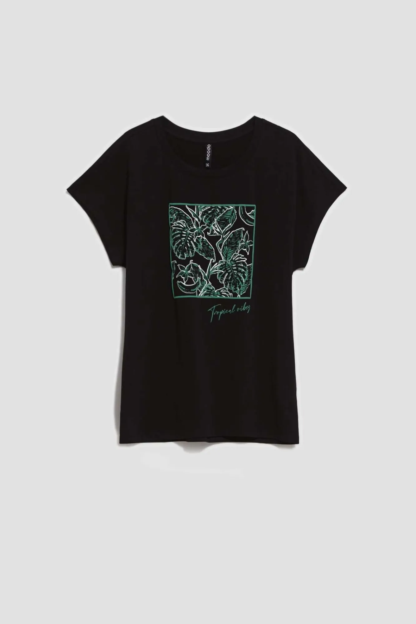 Bluzki Bawełniane|Bluzki Z Krótkim Rękawem>Moodo T-shirt z nadrukiem