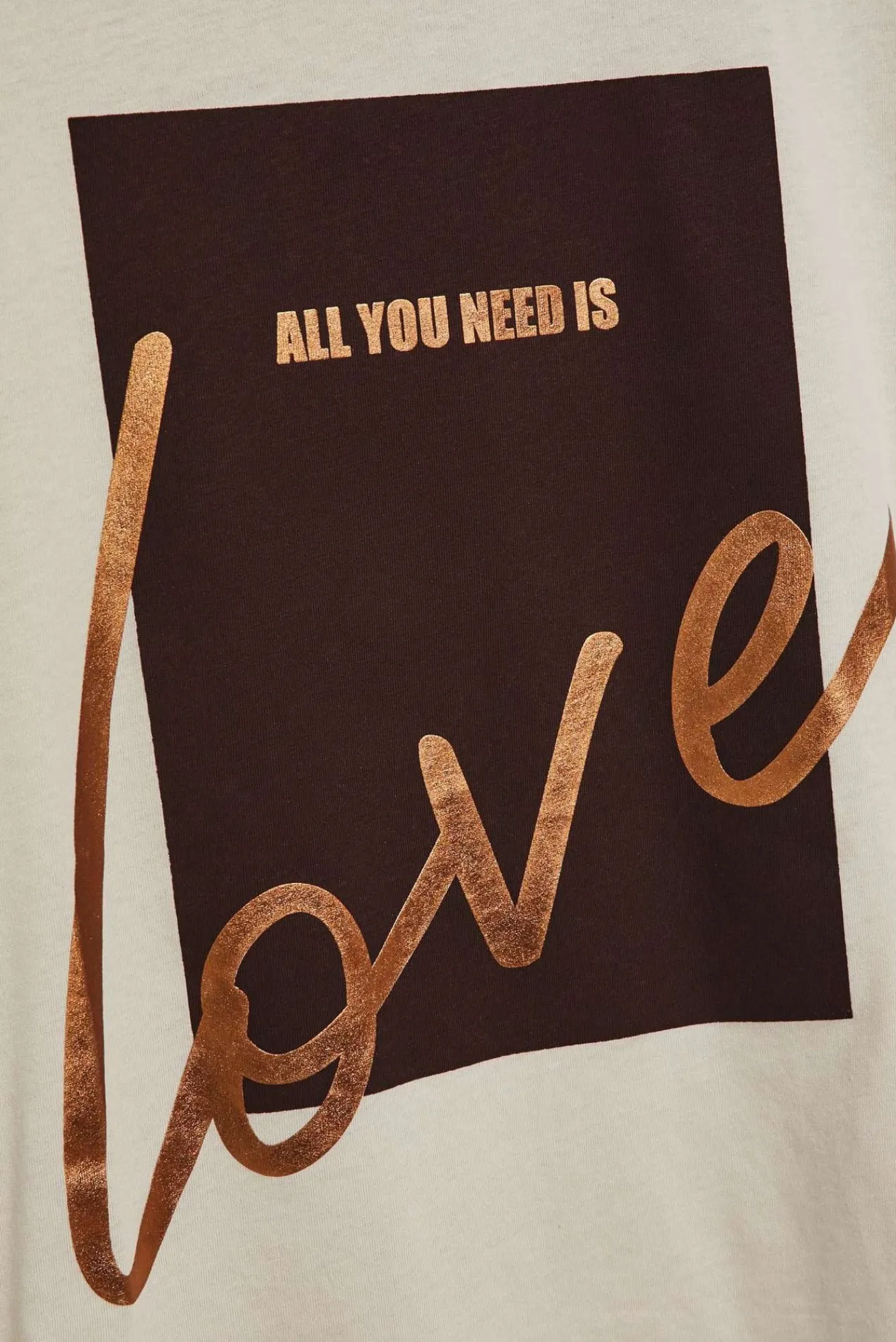 Bluzki Bawełniane|Bluzki Z Krótkim Rękawem>Moodo T-shirt z nadrukiem piaskowy