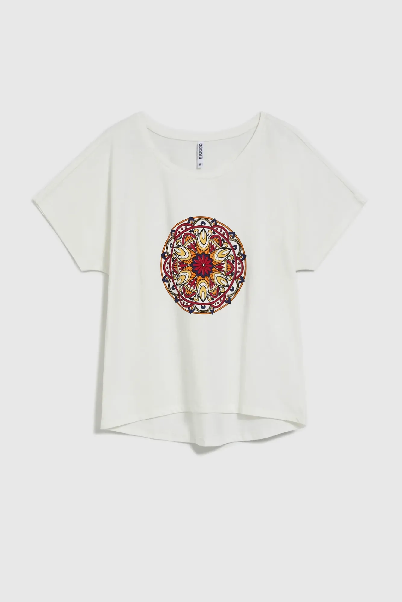 Bluzki Bawełniane|Bluzki Z Krótkim Rękawem>Moodo T-shirt z nardukiem biały